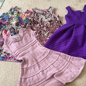 H&M Kids Formal Dresses in Multicolor, Pink, and Purple